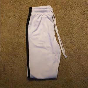 Black and White Track Pants